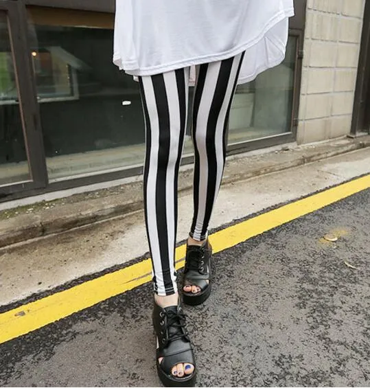 Women's leggings with a unique stretch design.