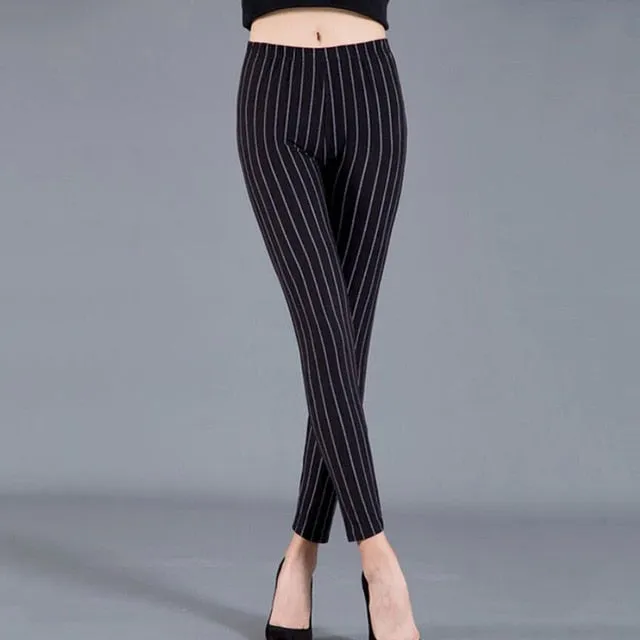 Women's leggings with a unique stretch design.