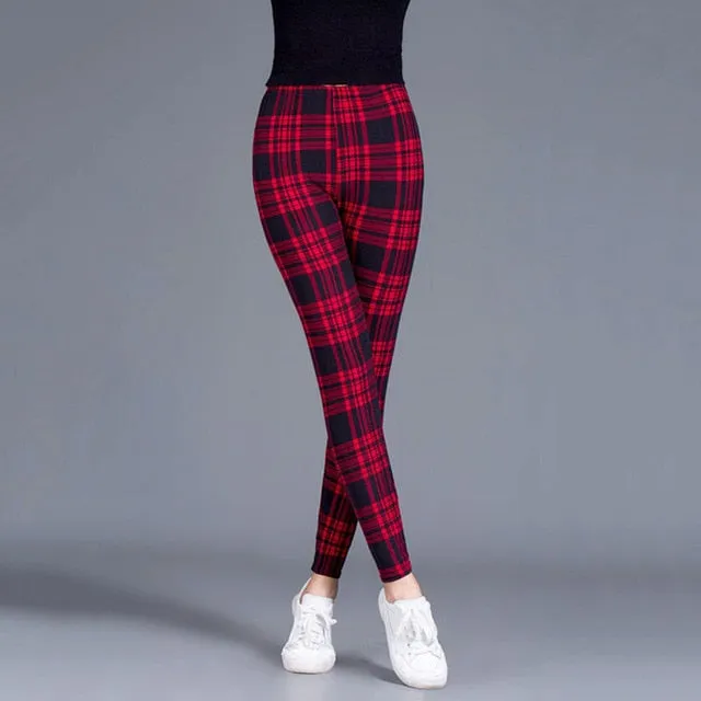 Women's leggings with a unique stretch design.