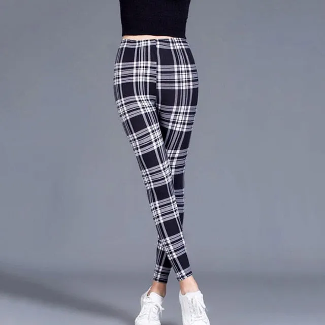 Women's leggings with a unique stretch design.