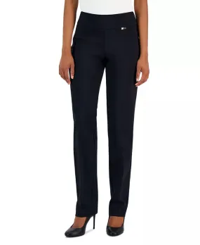 Women'S Tummy-Control Pull-On Straight-Leg Pants